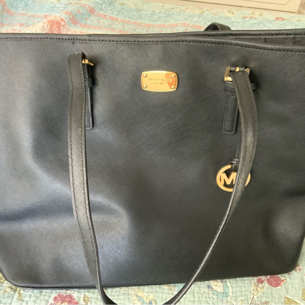 Large Michael Kors Black Tote